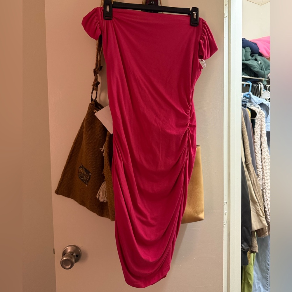 Reformation off the shoulder dress